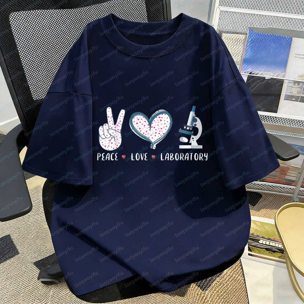 Lab Worker T-Shirt Peace Love  - Medical Lab Worker のレビューと価格