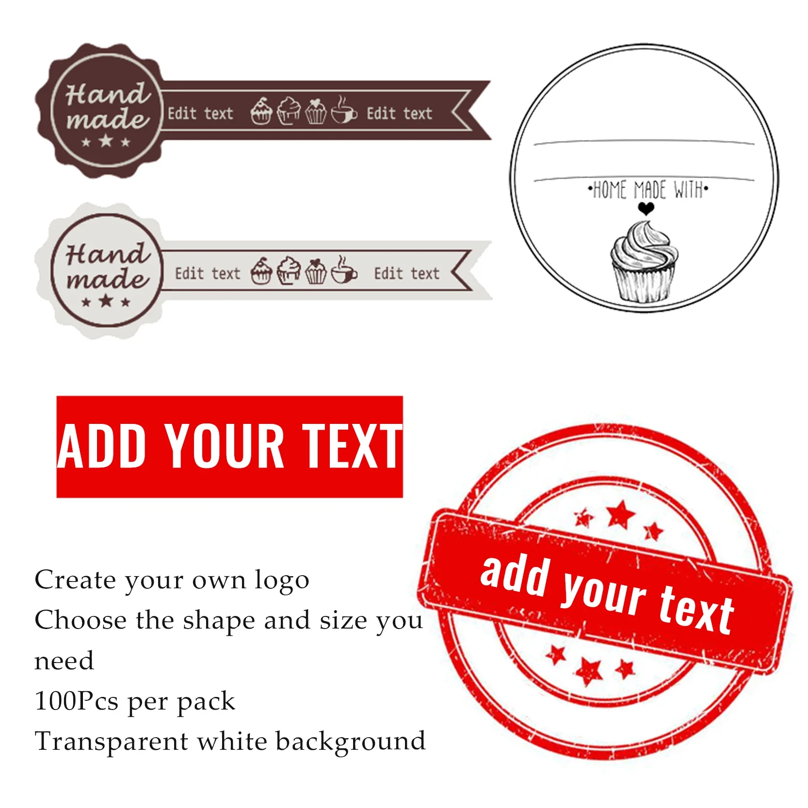 100pcs DIY Sealing stickers cu - Medical Label のレビューと価格