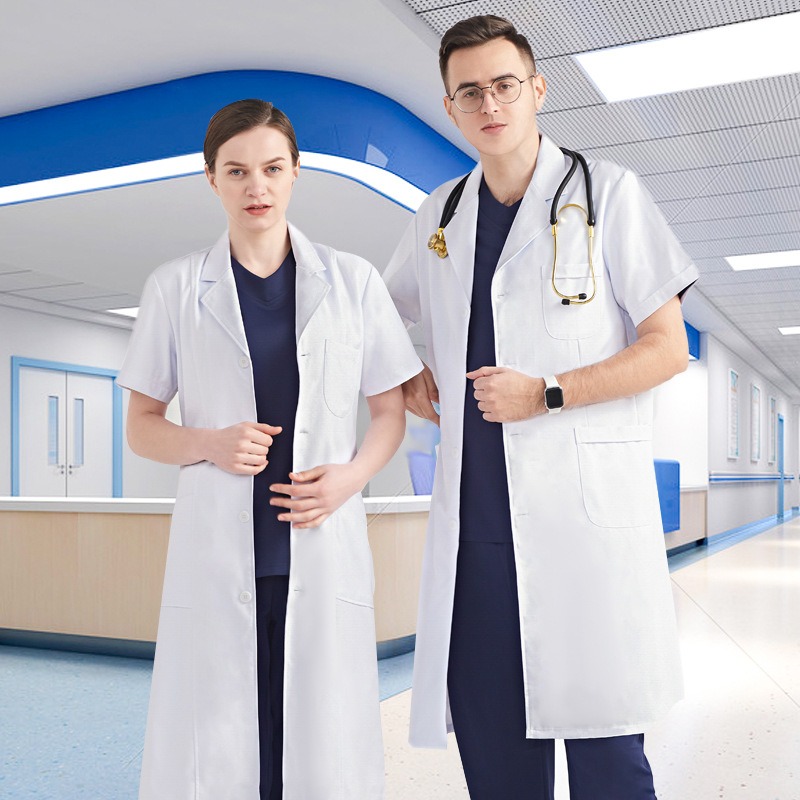 Nightingale White Gown Short S - Lab Coat Medical のレビューと価格