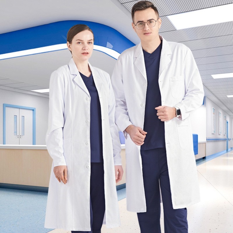 Nightingale White Gown Short S - Lab Coat Medical のレビューと価格