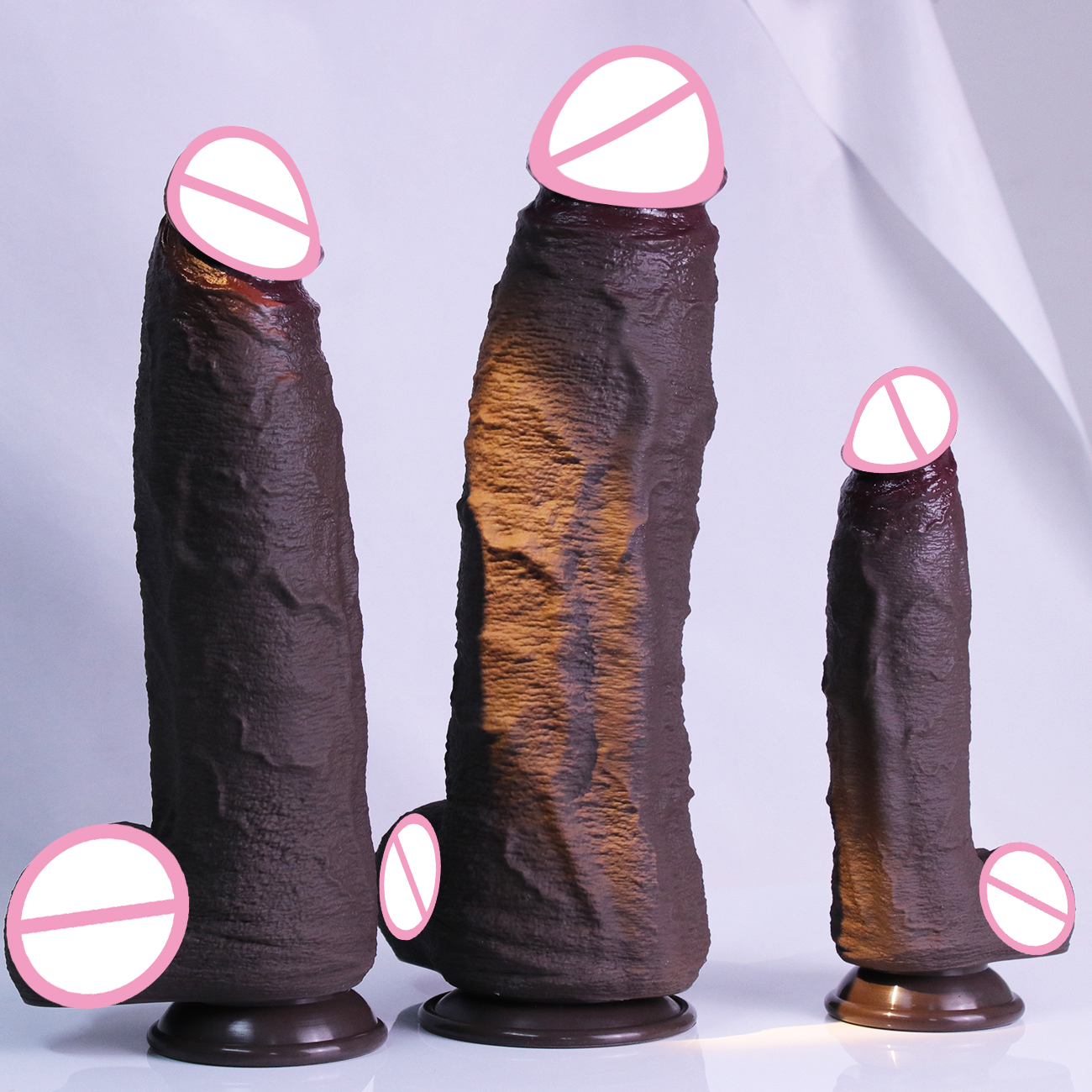 3 Sizes Realistic Soft Brown D - Suction Machine Medical のレビューと価格