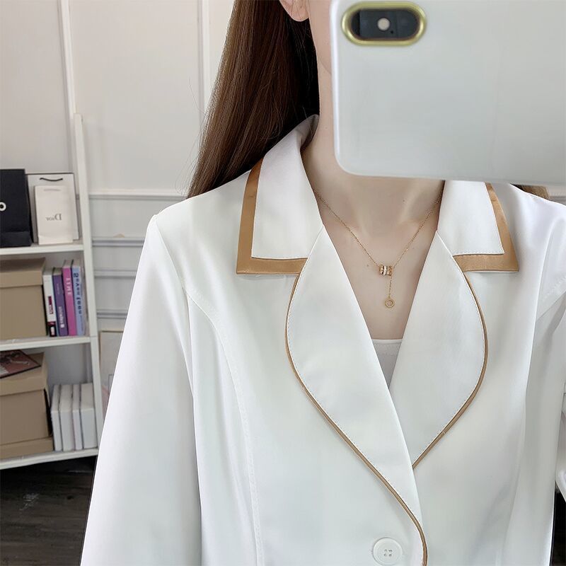 white short beauty uniform dre - Lab Coat Medical のレビューと価格