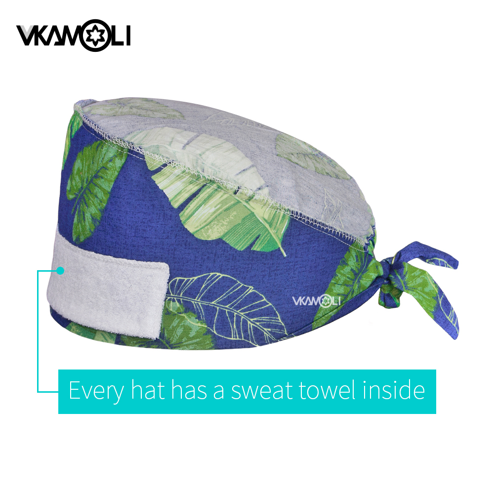 new Flower printing cap sweat- - Medical Lab Worker のレビューと価格
