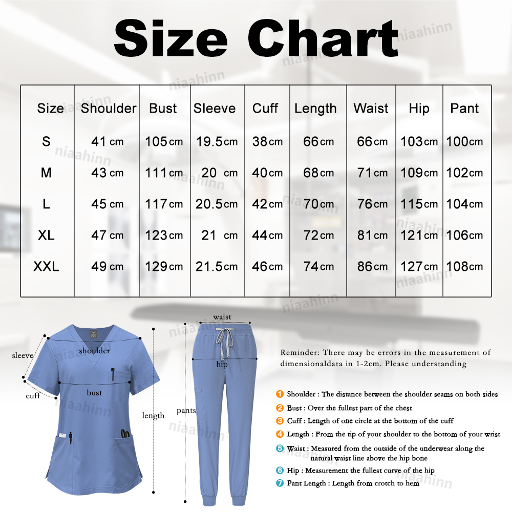 Nurse Scrubs Hospital Uniform  - Lab Coat Medical のレビューと価格