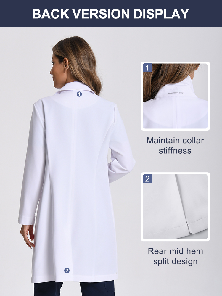 KUNGFU SCRUBS Women Lab Coats  - Lab Coat Medical のレビューと価格