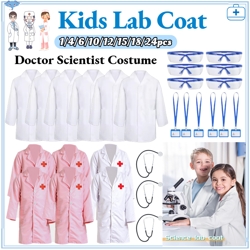 1-24Set Unisex Lab Coat for Do - Lab Coat Medical のレビューと価格