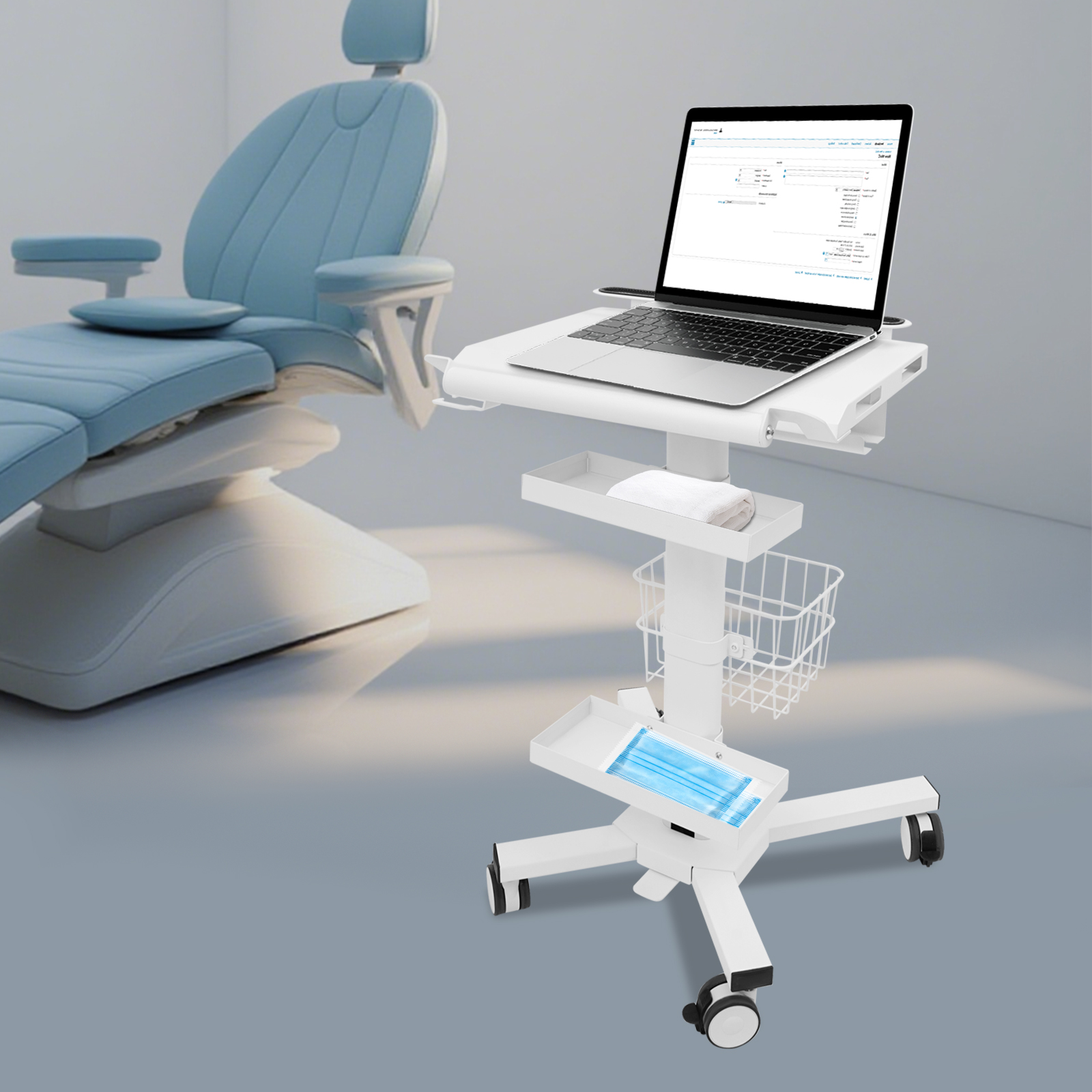 Medical Cart, Spacious Work Ta - Medical Lab Furniture のレビューと価格