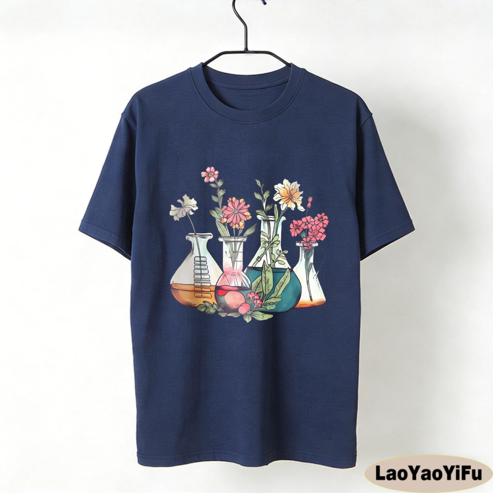 Floral Beakers Chemistry Lab S - Medical Lab Technician のレビューと価格
