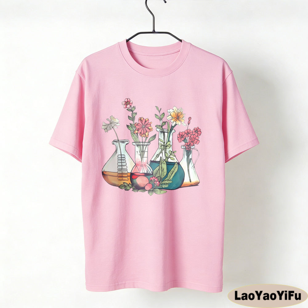Floral Beakers Chemistry Lab S - Medical Lab Technician のレビューと価格